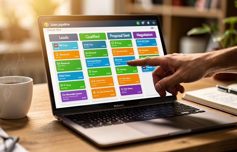 Comparatif CRM PME : HubSpot, Pipedrive, Salesforce et Zoho en un coup d'œil